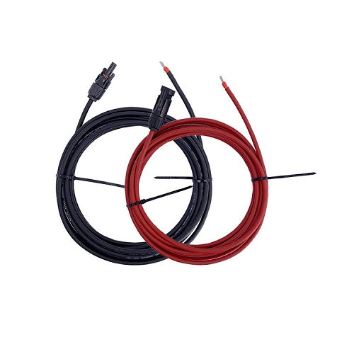 Solar Cable 2X5M-4mm² With MC4+Electrical Terminal (Black+Red)